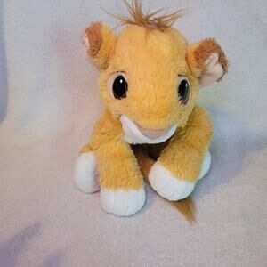 Vintage 1993 Mattel The Lion King Floppy Baby Simba 12" Stuffed Plush Animal